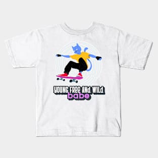 Cute Animal Cartoon Drawing Kids T-Shirt